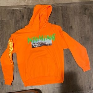Orange Kanye West Ye Wyoming hoodie